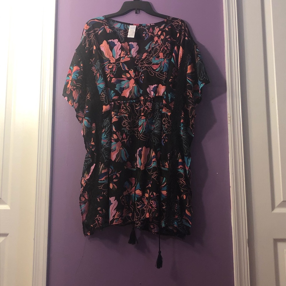 Time and Tru Beach Cover-Up